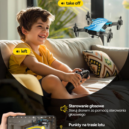 DEERC D20 with the camera, quadrocopter with transmission FPV 720P, control of the telephone, mobile, trajectory, high-speed, Mini drone with the camera, for children, C0