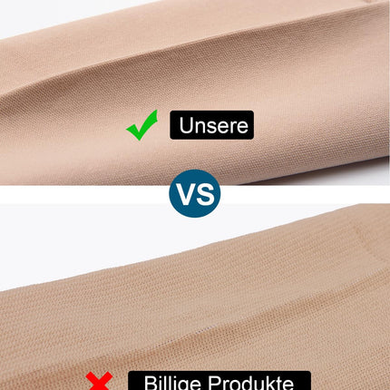 Medical compression stockings for women and men, 20-30 mmHg Class 2, sizes S-4XL, graduated support compression socks, support stockings for varicose veins, edema, and flight (beige, XXL)