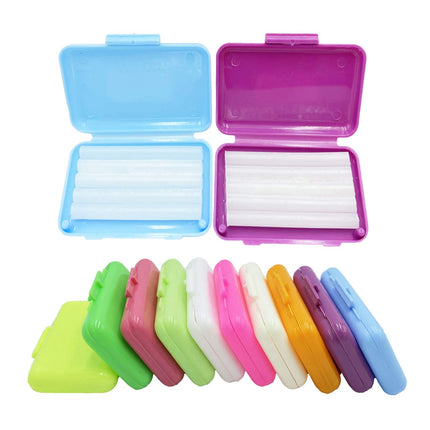 Orthodontic Wax for Braces, Dental Wax for Braces Wearers to Relieve Irritation and Pain, Dental Care Sets, 10 Pieces, 10 Colors