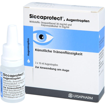 SICCAPROTECT eye drops 3 x 10 ml