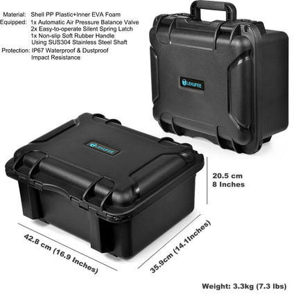LEKUFEE Waterproof Case for DJI FPV Explorer Combo/DJI Goggles Integra/DJI Goggles 2/Goggles V2/DJI FPV Motion Controller/DJI RC Motion 2 and Accessories (Carrying Case ONLY)(Not for DJI AVATA