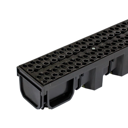 ScarMaxx - Drainage channel end piece set of 2 - made of plastic - 2 x end caps for drainage channels with a height of 115 mm