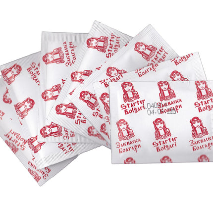 Yogurt ferment "BOLGARI" - 7 sachets of freeze-dried starter cultures for yogurt with Lactobacillus rhamnosus