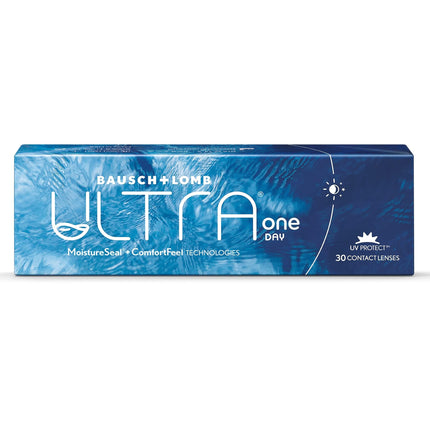 Bausch + Lomb ULTRA ONE DAY, spherical daily lenses, premium soft contact lenses, 30 pieces, / BC 8.6 mm / DIA 14.2 / -4.25 diopters