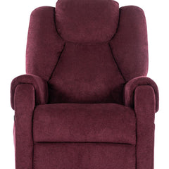 POLTRONE ITALIA Sofia 2 Motors PERSONALIZED TV armchair with electric stand-up aid Medical device 2 wheels Micro-spring seat stain-resistant senior armchair relax chair Red