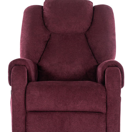 POLTRONE ITALIA Sofia 2 Motors PERSONALIZED TV armchair with electric stand-up aid Medical device 2 wheels Micro-spring seat stain-resistant senior armchair relax chair Red