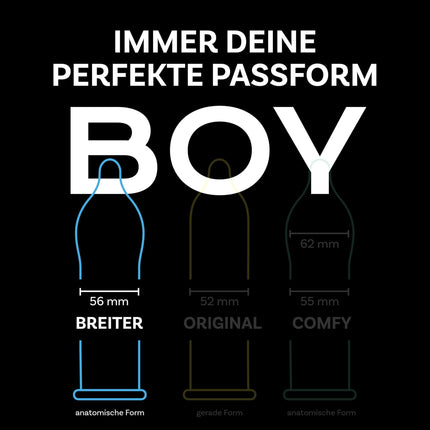 BILLY BOY Condoms Feeling 100s | 56 mm | Realistic condoms with a pleasant fragrance | (1 x 100 pieces)