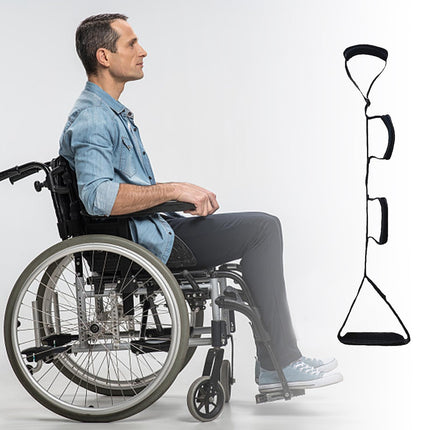 Leg Lifter Strap Foot Lifter Handle, Mobility Lift Leg Lifter Aid for Elderly, Disability, Handicap, Hip Replacement Pediatric 35-44" Disability Mobility Aids for Bed Wheelchair