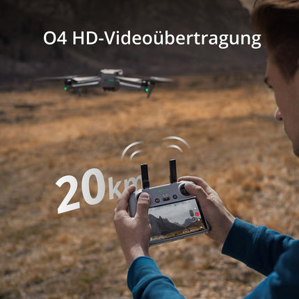 DJI RC 2, 20 km O4 transmission, 5.5-inch Full HD screen, smart remote control for drones