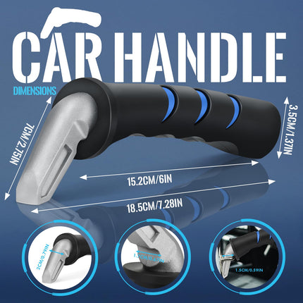 Milifox car exit aid, car assistant support handle for seniors, entry aid car handle for getting out, support handle easy exit exit aid for seniors
