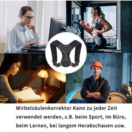 Posture correction back, back support belt, straight back straightener, back support, back posture corrector, shoulder strap posture correction for men and women, posture trainer, back stabilizer