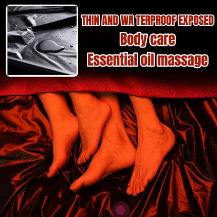 Tokaneit Waterproof Sex Sheet, Washable Fetish Bed Sheet, Latex Bed Sheet Sex, Soft PVC Bedding, for Extensive Wetness, for Couples (200×210cm)