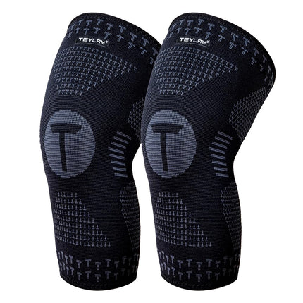 Teylam knee brace for men/women, set of 2, medical knee pads for meniscus tear, arthritis, ACL, compression knee bandage for basketball, volleyball, yoga, running, right and left leg wearable