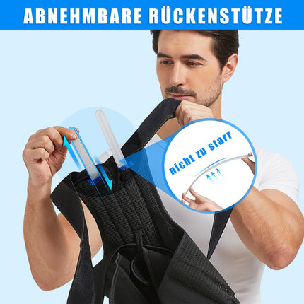 FVFCCD Back Straightener Posture Corrector Back Women and Men, Adjustable Back Trainer Shoulder Strap, Back Support for Back Pain Relief