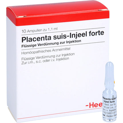 PLACENTA SUIS Injeel forte ampoules 10 pcs