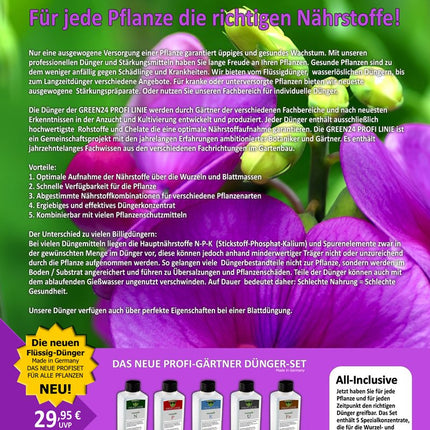 GREEN24 Cherry Laurel Fertilizer Laurel Fertilize Prunus laurocerasus, Premium Liquid Fertilizer from the Professional Line