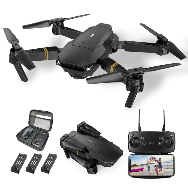 Drone with 1080P Camera, Beginner RC Quadcopter Drone for Kids, FPV Mini Drone, Altitude Hold, One-Key Takeoff/Landing, 3D Flip. Gifts for Girls/Boys