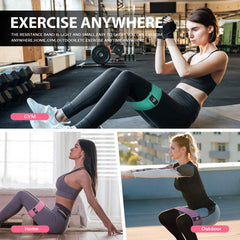 CFX Resistance Hip Bands, Fitness Bands Set Yoga Belt in 3 Tensile Strengths Training Band Yoga Band AS Resistance and Support for Leg Training, Strength Training and Pull-ups