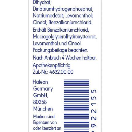 Otriven SinuSpray 0.1% nasal spray for sinusitis, 10 ml