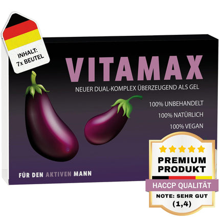 VITAMAX 600mg Macun Complex for active men | Convenient weekly pack