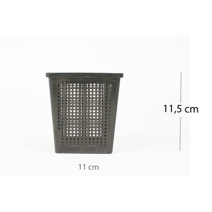 Inter Flowers GmbH Inter Flower -10 plant baskets, aquatic plant basket, 11 x 11 cm, for garden ponds, suitable for pond plants such as water lilies, plastic, pond plant basket, garden pond
