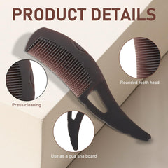 Dandruff Comb, 2 Pack Dandruff Comb, Massage Hair Comb, Hollow Tooth Dandruff Removal Scalp Comb Removes Dirt From Hair and Scalp Keep Your Scalp Clean and Healthy