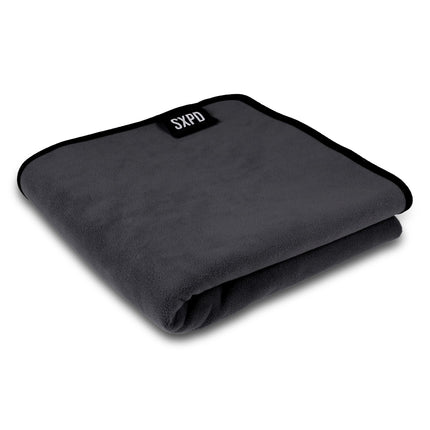 SXPD® - The Sex Blanket - The Original | gray 120x120cm | waterproof love blanket made of soft polar fleece | mattress topper - washable, absorbent, and sustainable | Oeko-TEX® Standard 100