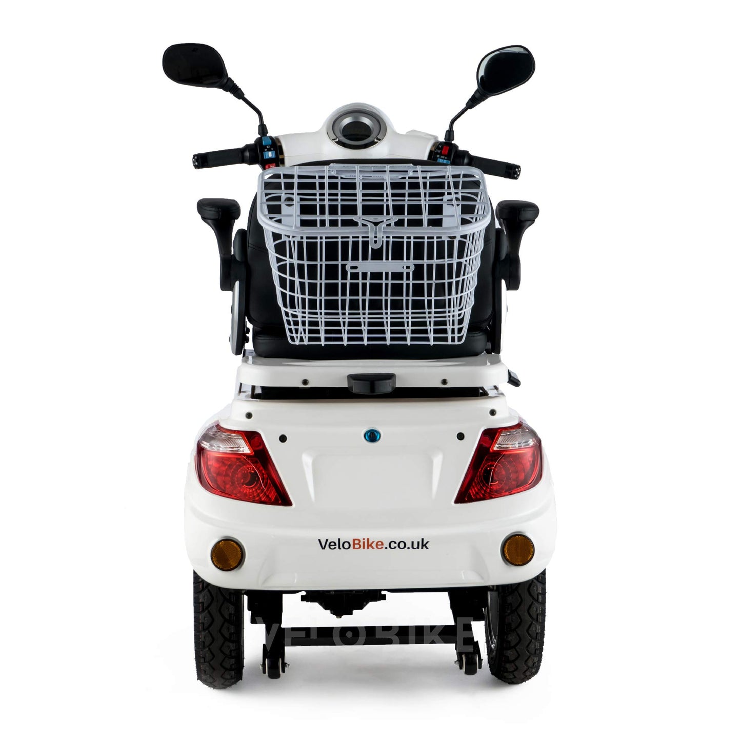 Ztech electric mobility scooter, electric vehicle, senior vehicle, electric scooter, adult e-tricycle, 12 km/h (white)
