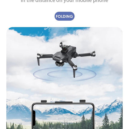 LUXWALLET Libra X Dodge - Obstacle Avoidance Sensor - Drone Quadcopter - 30Km/h - WiFi GPS 1.2KM - 3-Axis Gimbal - Full HD Camera