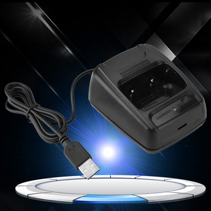 Walkie Talkie Charger Charger for Walkie Talkies Abs Radio Walkie Talkie USB Charging Cradle Station Stand for Bf888S Bf777S Bf666S