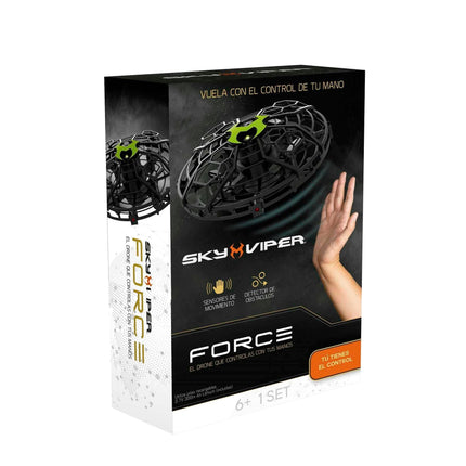 Bizak Sky Viper Force drone with intelligent sensors that detect your hands and surroundings, allowing you to fly solo, ages 8 and up (63348526)