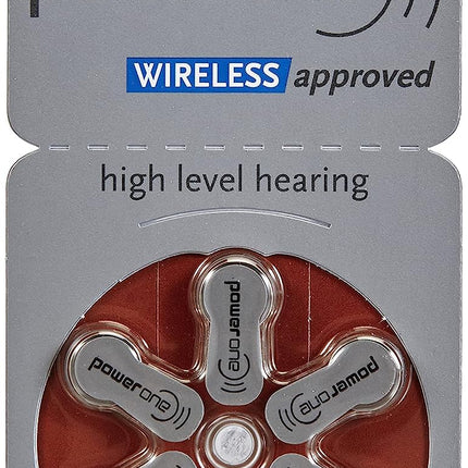 Power One Zinc p312 hearing aid battery, 60 pack