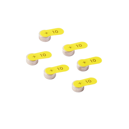 Intenso hearing aid batteries PR70, yellow (type 10), 60-pack