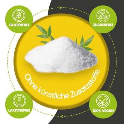Geovis MSM Powder 500g - organic sulfur - high-dose 99.9% pure methylsulfonylmethane - VEGAN - dietary supplement