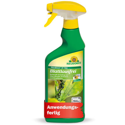 Neudorff Neudosan AF New Aphid-Free – Controls aphids, whiteflies, and spider mites on fruit, vegetables, herbs, and ornamental plants, 500 ml