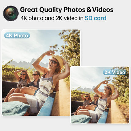 Loolinn | Drone with 4K camera as a gift for adults and children over 12 years - Under 250g, 4K photos, 2K videos, intelligent GPS return flight, certified C0 certificate (gift idea)