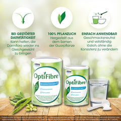 OptiFibre 250g can of soluble fiber for irritated bowels can restore the intestinal flora and normalize nutrient absorption. 100% plant-based, tasteless, easily soluble without swelling.