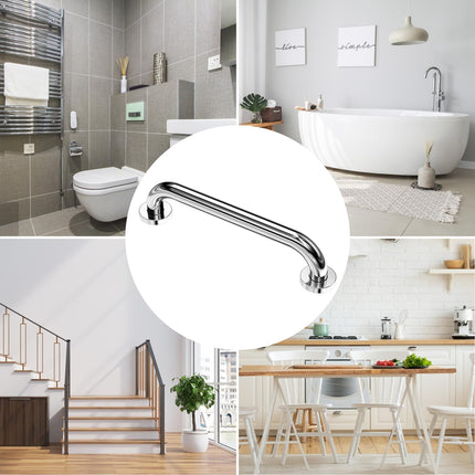 Fousenuk 2 Pack Grab Bars for Seniors, Stainless Steel 30cm Shower Bathtub Handle, Bathtub Handle, Bathtub Bathroom Grab Bar Shower Handles for Wall Mounting Toilet Bathroom Non-Slip, Safety Handle