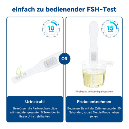 Wondfo Menopause Test 2x FSH Menopause Test Urine Fertility Test