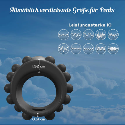Penis ring vibrator penis sleeve for penis G-spot, sex toy for couples men women, 10 vibrations penis ring sleeve cock ring, Budoli penis cuffs sex toys, penis extension sex toy