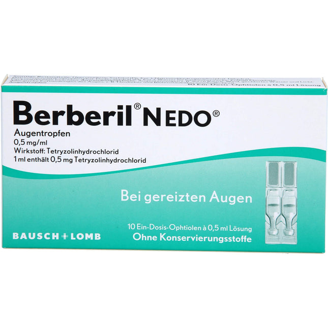 BERBERIL N EDO eye drops 10 x 0.5 ml