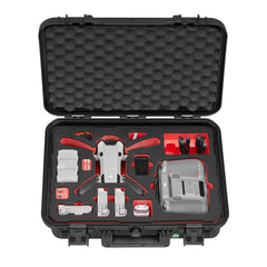 TomCase drone case "Ready to Fly" for DJI Mini 4 Pro Fly More Combo, Standard or DJI RC 2 Controller, waterproof ECO protective case - Made in Germany