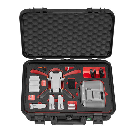 TomCase drone case "Ready to Fly" for DJI Mini 4 Pro Fly More Combo, Standard or DJI RC 2 Controller, waterproof ECO protective case - Made in Germany