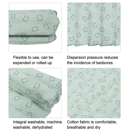 ZYREHAW Anti-Decubitus Seat Cushion for Bed, Anti-Decubitus Cushion, Side-Lying for Dispersed Body Pressure for Bedridden Elderly, Rehabilitation Aid, Machine Washable 110 * 80cm