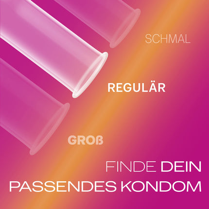 Durex Pleasure Me Condoms – With nubs and ribs, anatomical easy-on shape and richly lubricated with silicone – 40 Condoms (1 Pack)