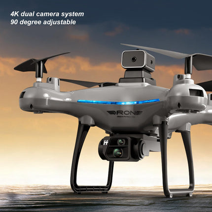 Drone with 4K Camera, 50x Zoom, 4K HD WiFi Live Video, RC Quadcopter, 4-Way Obstacle Avoidance, 360-Degree Turns, Intelligent Hover, for Boys and Girls