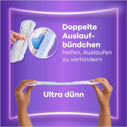 Always Discreet Incontinence Pads for Women Long 26 Pieces All-round protection Incredible discretion