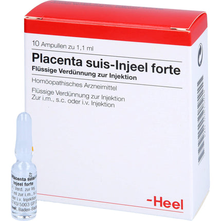 PLACENTA SUIS Injeel forte ampoules 10 pcs