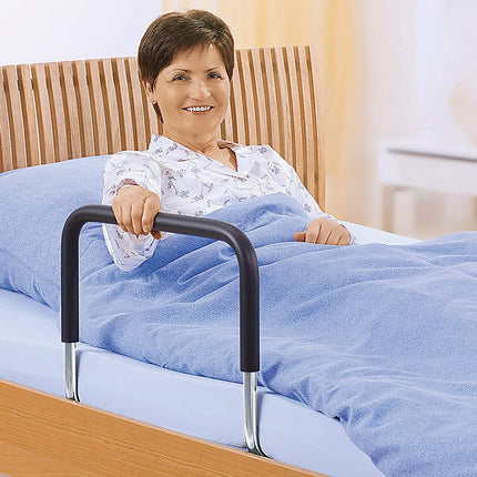 genialo bed handle, standing aid for the elderly, grab bar, bed riser, attachment to the slatted frame, soft grip
