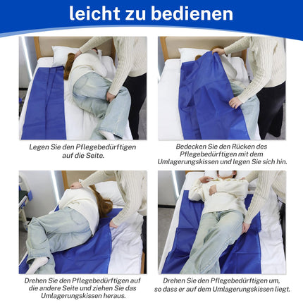Assistive Patient Tubular Transfer Slide Sheet-118x67cm for Patient/Elderly Transfers into Cars/Wheelchairs/Bed Transfer and Repositioning -Hospitals&amp;Home Care-Reusable and Washable.